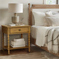 Nightstand Natural See Below Natural Wood