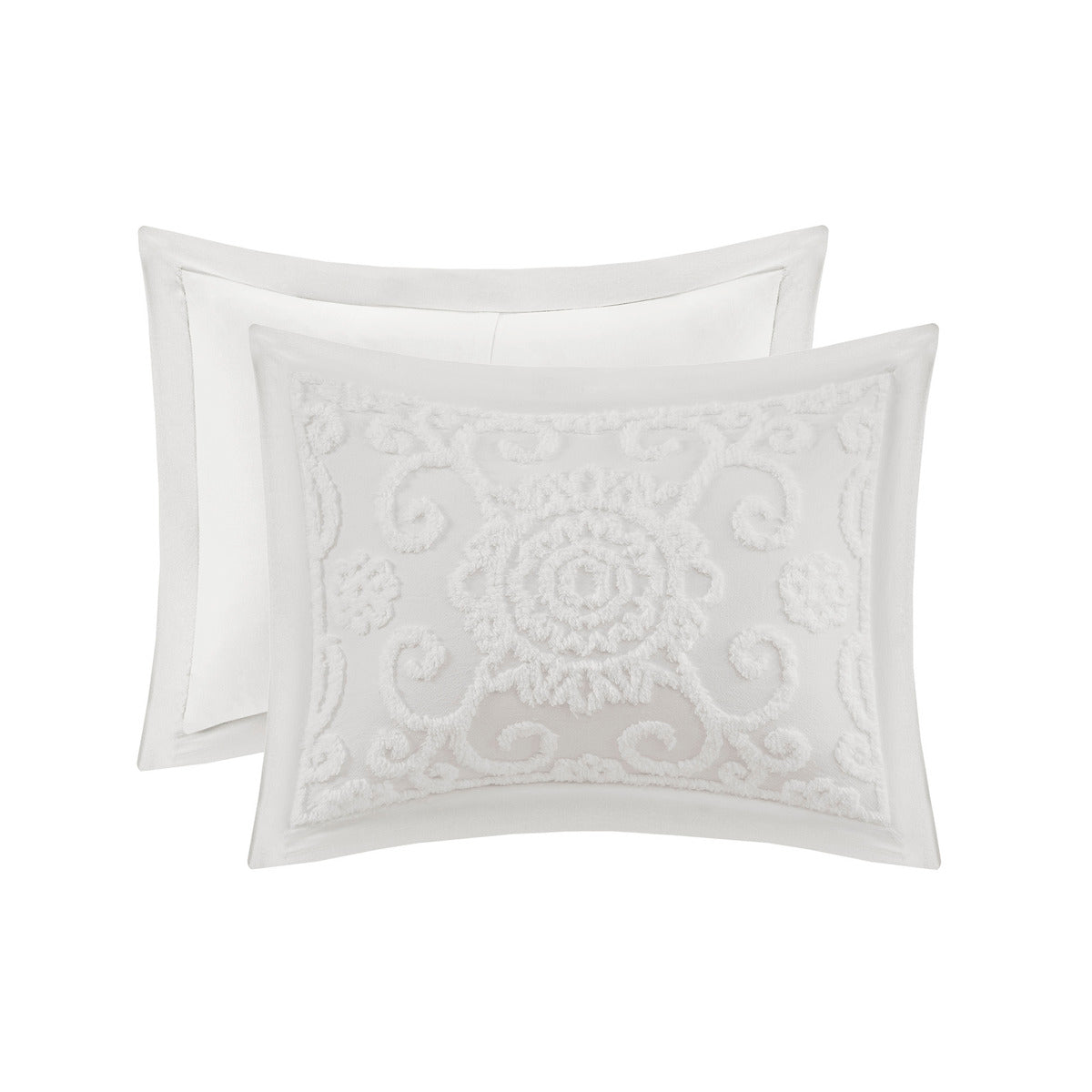 Comforter Mini Set Ivory King King Ivory Cotton