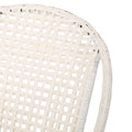 Java Outdoor Wicker Chair Set Of 2 White Iron