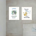 2 Piece Vignette I Have A Drinking Problem Black Framed Wall Art For Living Room, Bedroom Wall Art Print For Home Decor By Deb Strain Multicolor Wood Paper