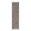 Naar Guros Collection 2X8 Cream Trellis Indoor Outdoor Area Rug Cream Polypropylene