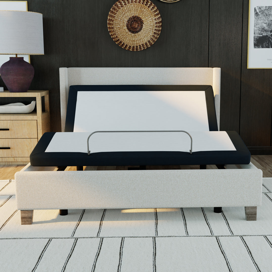 Model 3 Adjustable Base Full: Zero Clearance Full Grey Metal