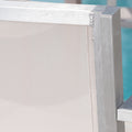 Aluminium Bar Stool With Outdoor Mesh Silver Aluminium