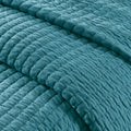 2 Piece Quilt Set Teal Twin Twin Xl Twin Teal Microfiber