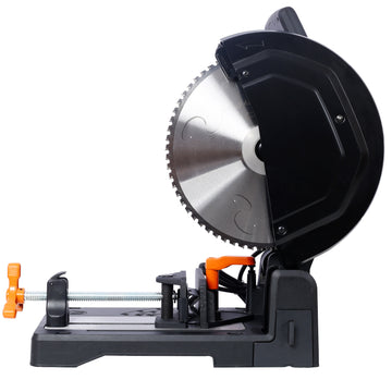 15 Amp Heavy Duty 14 Inch Metal Cutting Chop Saw W 14 Inch Carbide Tipped Blade Premium Multi Material Cut Off Chop Saw With Carbide Tipped Metal Cutting Saw Blade,Etl Certificate. Black Aluminium