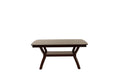 Formal Look Dining Table W Shelve And 6X Side Chairs Solidwood Espresso Finish 7Pc Set Dining Room Furniture Espresso Wood Dining Room Solid Wood Rubberwood Rectangular Dining Table With Chair Wood Espresso Solid Back Seats 6