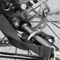 Aosom Steel Bike Trailer Coupler Attachment, Type 'B' Bicycle Trailer Hitch Connector For Cargo, Child And Pet Trailers Black Metal