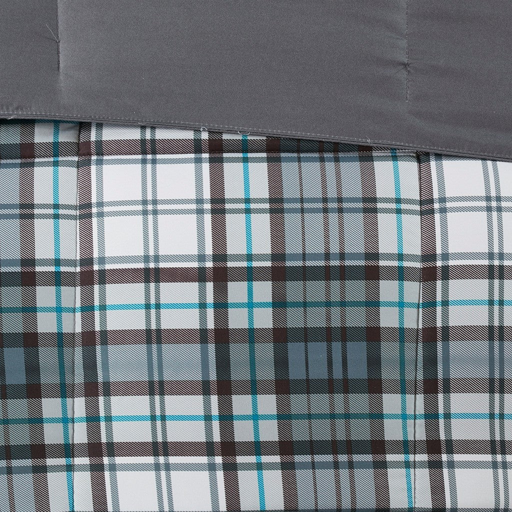 3M Scotchgard Down Alternative All Season Comforter Set Twin Multicolor Microfiber