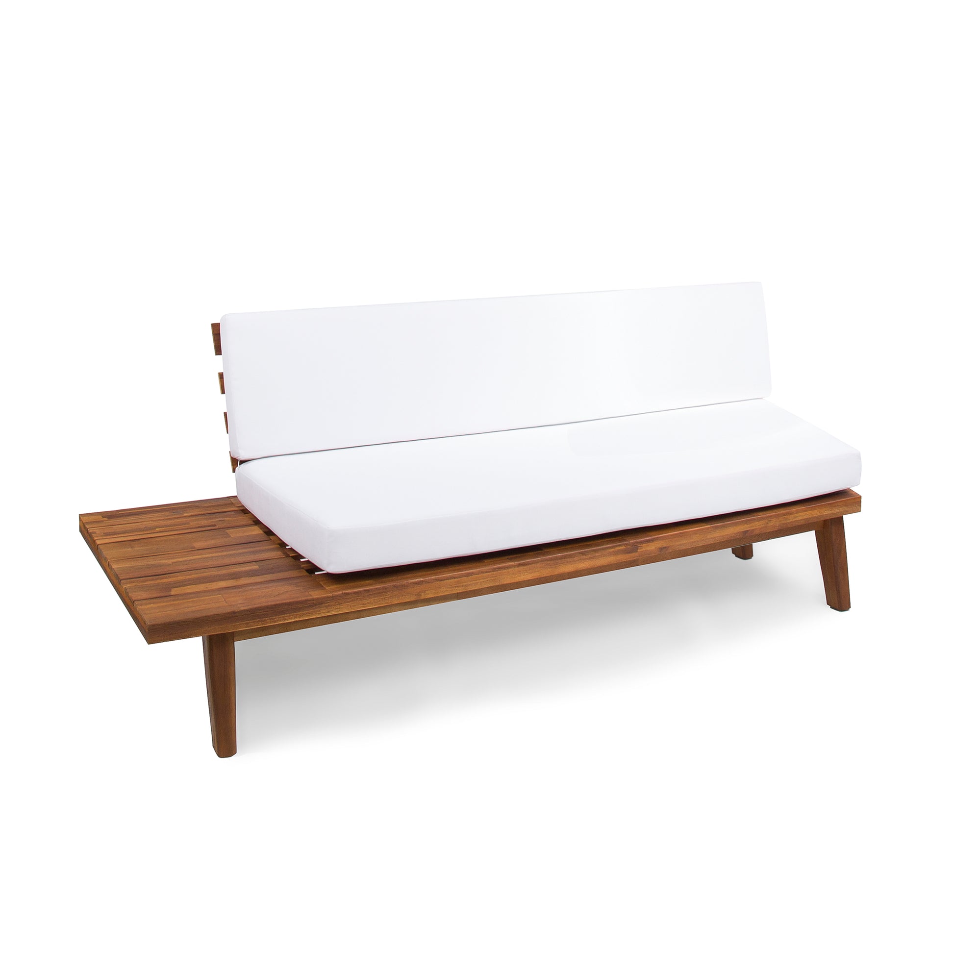 Hillcrest 2 Seater Sofa Left Side White Acacia Wood