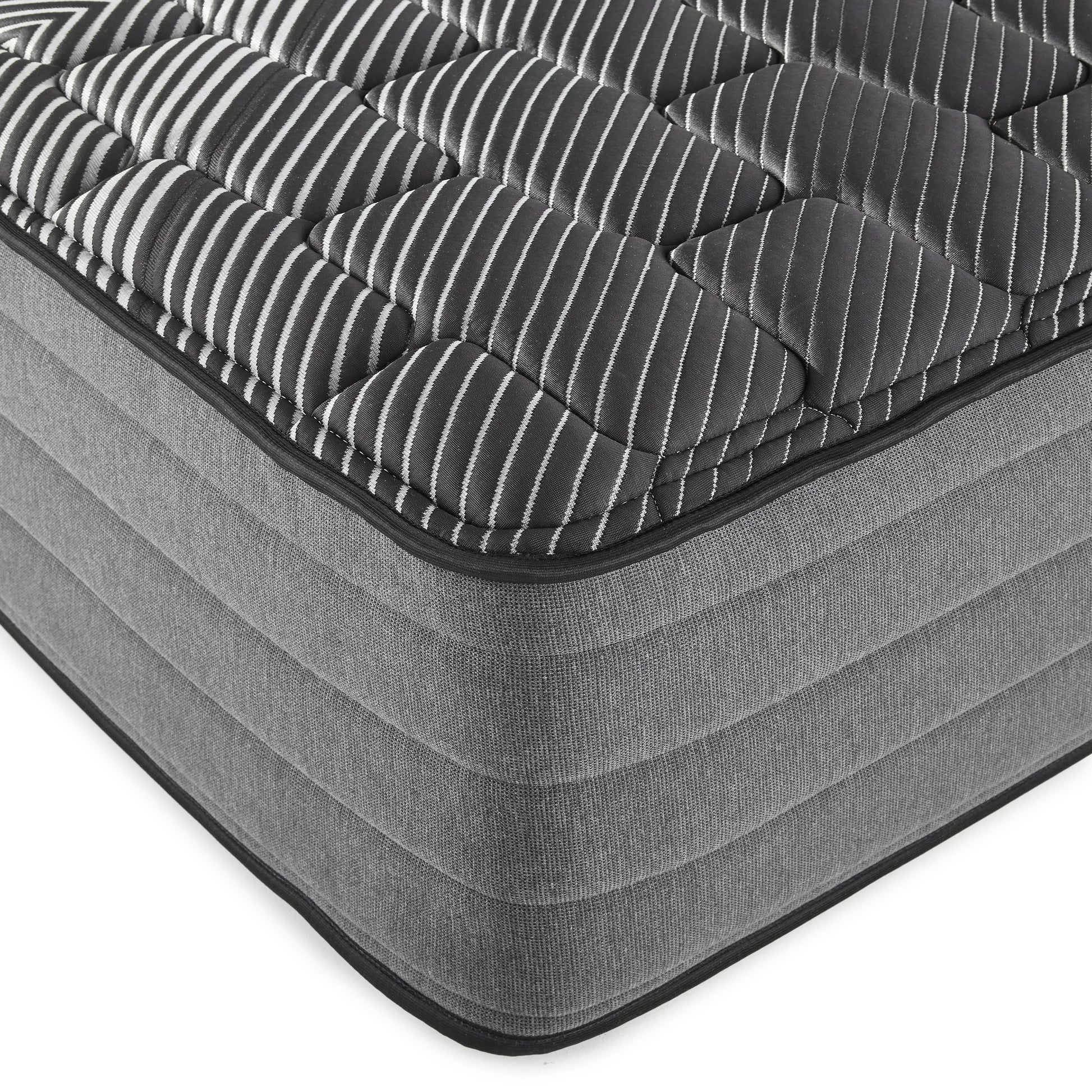 14" Pure Ice Lux Firm Quilted Twin Xl Mattress Black Foam Spring Twin Xl