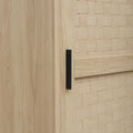 Hall Tree, Storage Cabinet, Suitable For Living Room, Entryway, Bedroom Natural Mdf