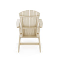 Adirondack Chair Sturdy Hdpe Poly Lumber For Poolside, Patio, And Garden Relaxation No Adirondack Beige Weather Resistant Frame Garden & Outdoor American Traditional Hdpe Hdpe