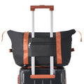 Hardshell Luggage Sets 3 Piece Carry On Suitcases With Wheels, Tsa Lock For Men Women, Black Brown 20In Black Brown Abs