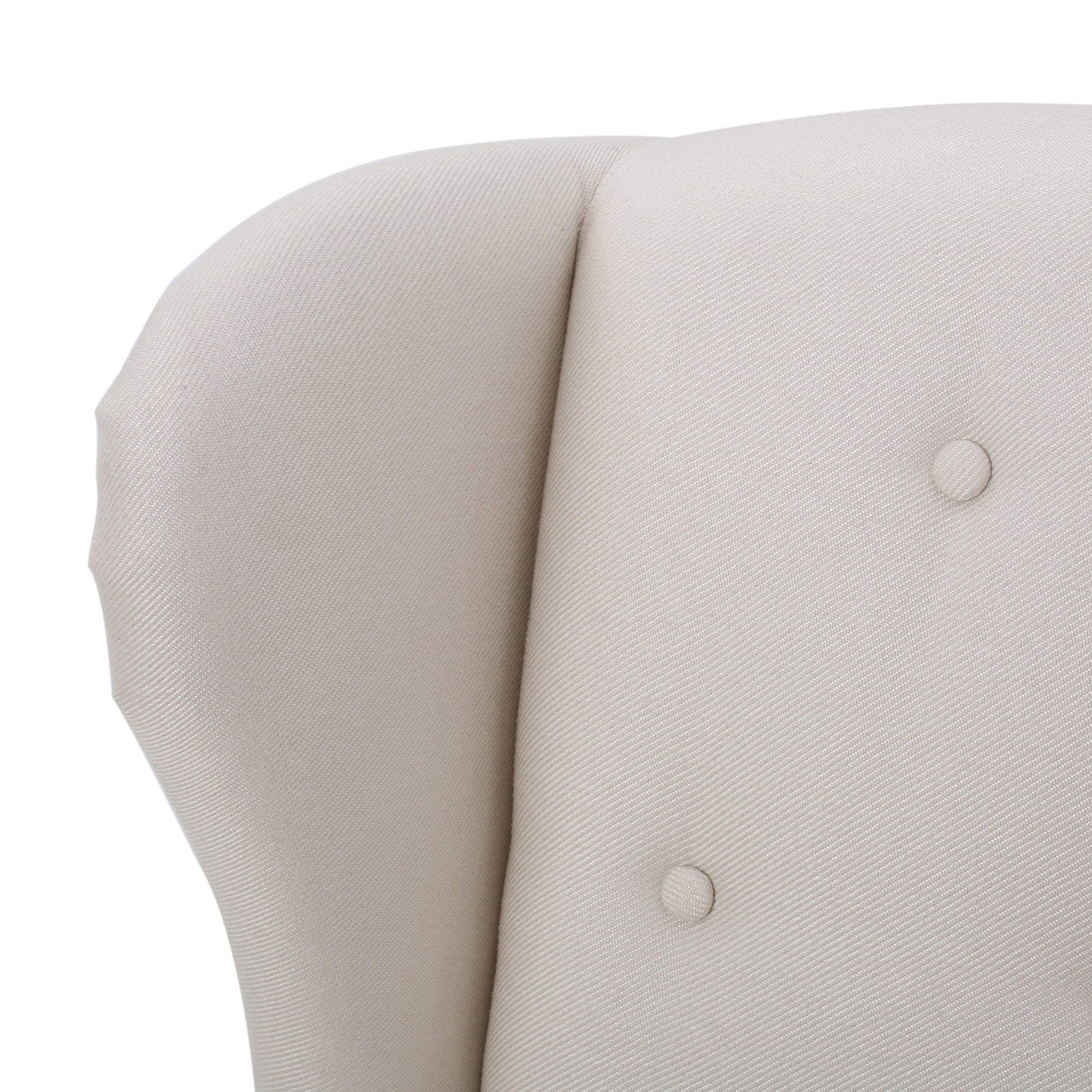 Kd Single Chair Beige Fabric