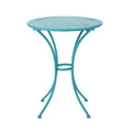 Lourdes 3 Pc Kd Metal Set Teal Iron
