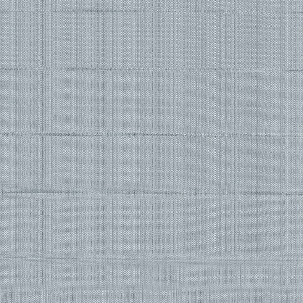 Basketweave Room Darkening Cordless Roman Shade Light Blue Polyester