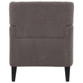 Upholstered Accent Chair Tufted Armchair For Living Room And Bedroom, Russet Brown Brown Birch Foam Teddy