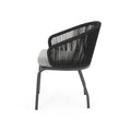 Candlewood Chair Black Woven Rope