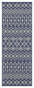 Sunshine Gc Har2019 Blue 5 Ft. 3 In. X 7 Ft. 3 In. Indoor Outdoor Area Rug Blue Polyester Polypropylene