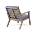 Temecula Outdoor Acacia Wood 4 Seater Chat Set Loveseat&Coffee Table&2 Club Chairs Gray Finish Dark Gray Cushion Yes Complete Patio Set Gray Seats 4 Weather Resistant Frame Water Resistant Cushion Garden & Outdoor Complete Patio Sets Acacia Wood