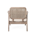 Set Of 2 Outdoor Acacia Wood Patio Club Chair, Patio Furniture,Waterproof Thick Cushion Deep Seating For Porch, Garden, Backyard, Balcony, Weight Capacity 400Lbs, Light Brown Finish, Cream Cushion Yes Deep Seating Light Brown Garden & Outdoor Foam Acacia
