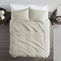 2 Piece Quilt Set Cream Twin Twin Xl Twin Cream Cotton