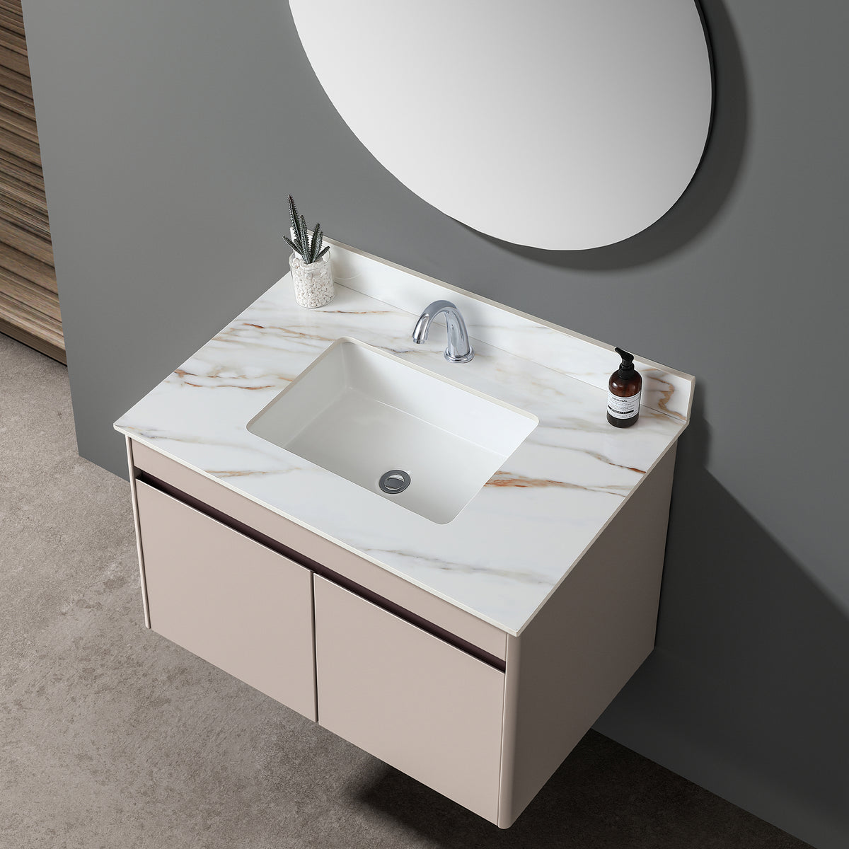 37 Inch Marble Vanity Top, Bathroom Vanity Top With Undermount Rectangular Middle Sink And 4" Height Backsplash, Pre Drilled Faucet Hole Vanity Top, Carrara White With Veins White Marble Bathroom American Design,American Traditional Sintered Stone