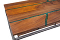 Tamra Desk With Drawers Brown Brown Wood