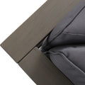 Brava X Back Right Corner Bench Of Set 2 Dark Grey Acacia Wood