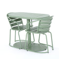 Santa Monica Bistro Set Green Iron
