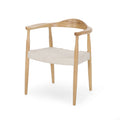 Arm Chair White Woven Rope
