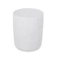 End Table Antique White Magnesium Oxide
