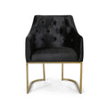 Club Chair Black Altay Velvet