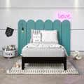 Nix Twin Platform Bed Black Twin Black Wood