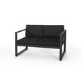 Navan 4 Pc Chat Set Dark Gray Aluminium