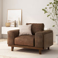 Club Chair Espresso Rubber Wood