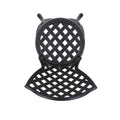 Bono Metal Bistro Set Black Aluminium