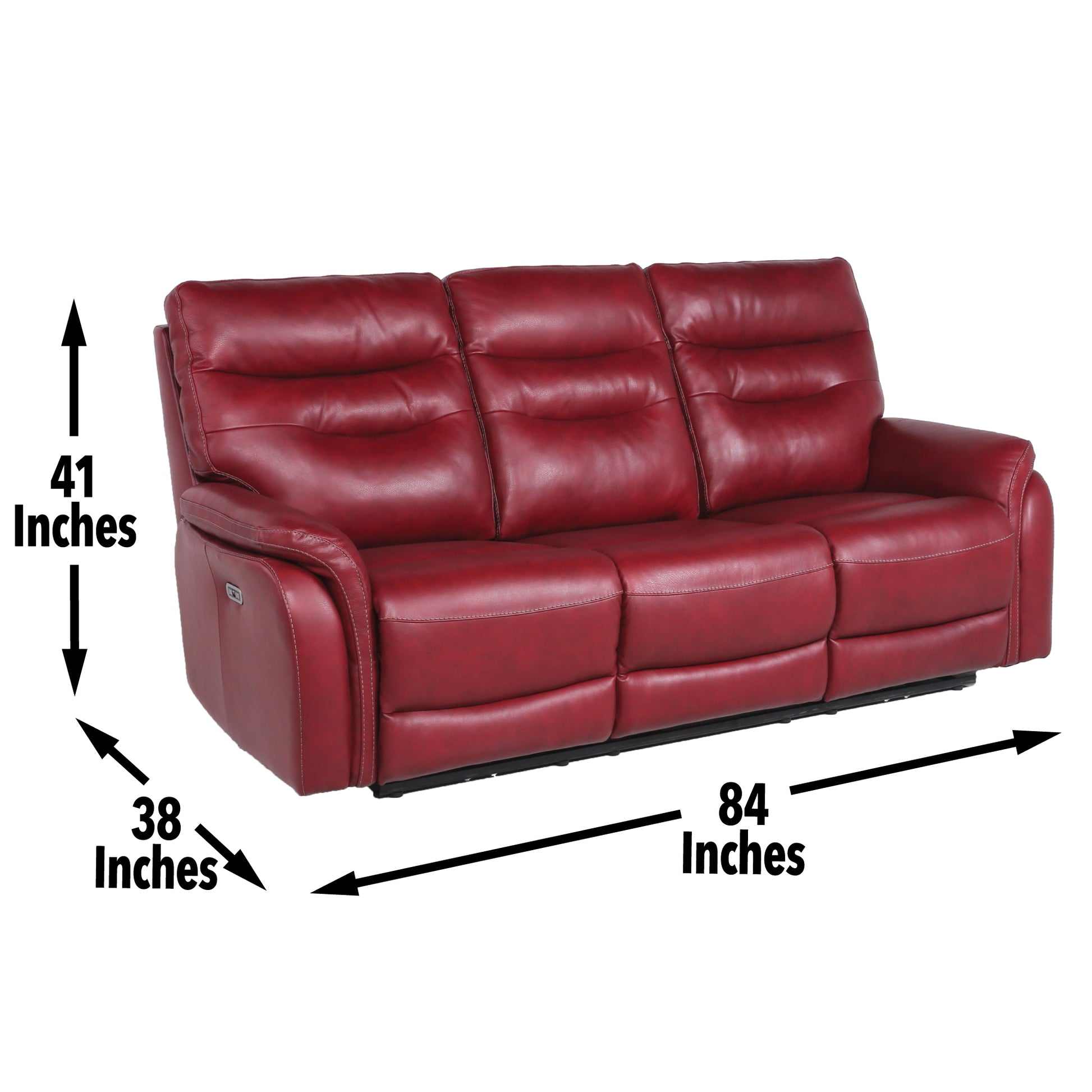 Fortuna 3 Piece Living Room Set Red Red Wood