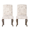 Lynnwood Kd Dining Chair Mp2 Set Of 2 Beige Fabric