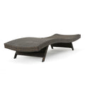 Salem Pe Wicker Chaise Lounge Mocha Rattan