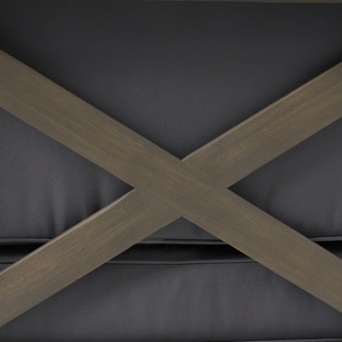 Brava X Back Right Corner Bench Of Set 2 Dark Grey Acacia Wood