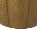 Gold Hammered End Tables Set Of 2 Gold Iron