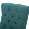 Cheney Dining Chair Kd Set Of 2 Teal Fabric