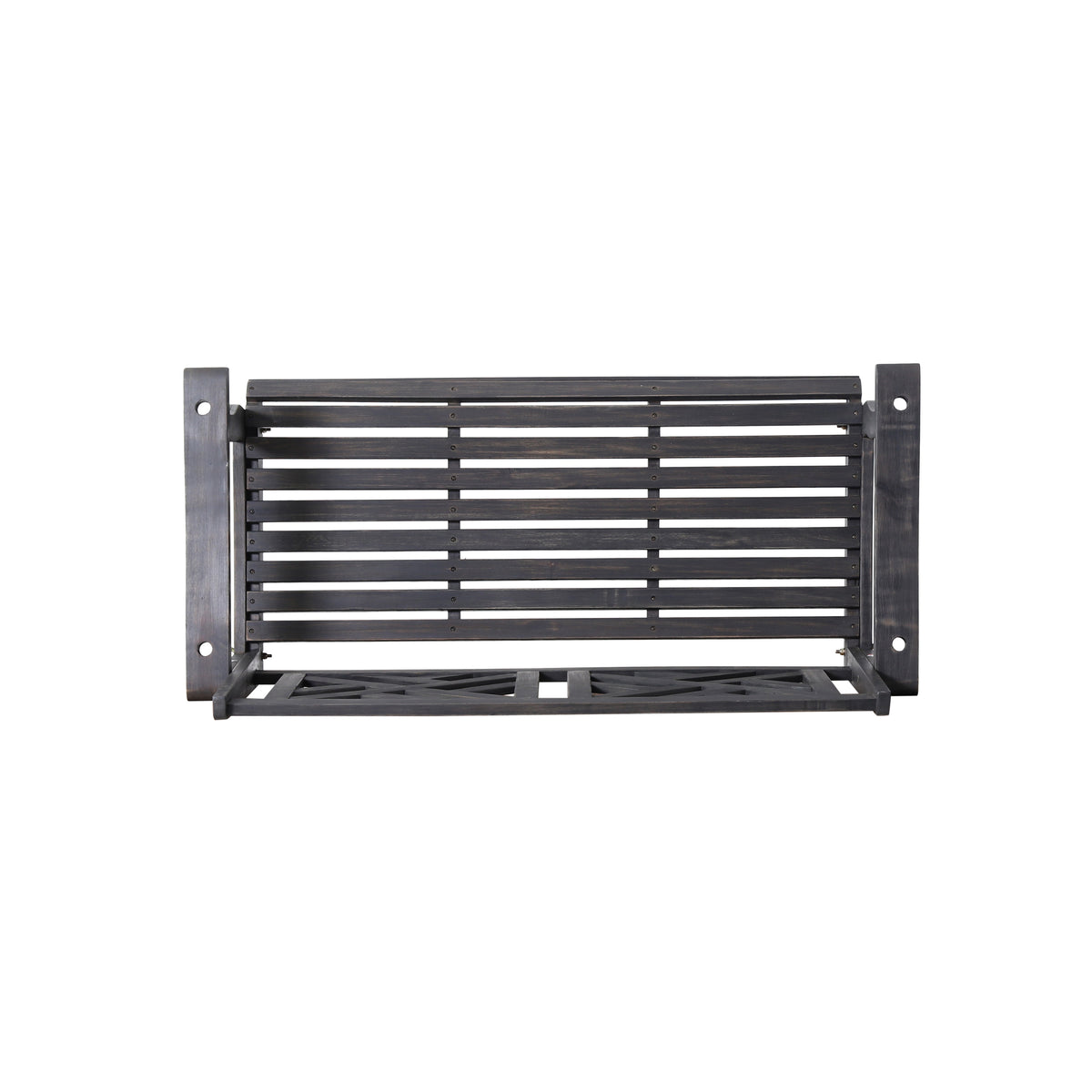 Alejandro Porch Swing Dark Grey Wood Metal