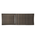 Salem Pe Wicker Chaise Lounge Mocha Rattan