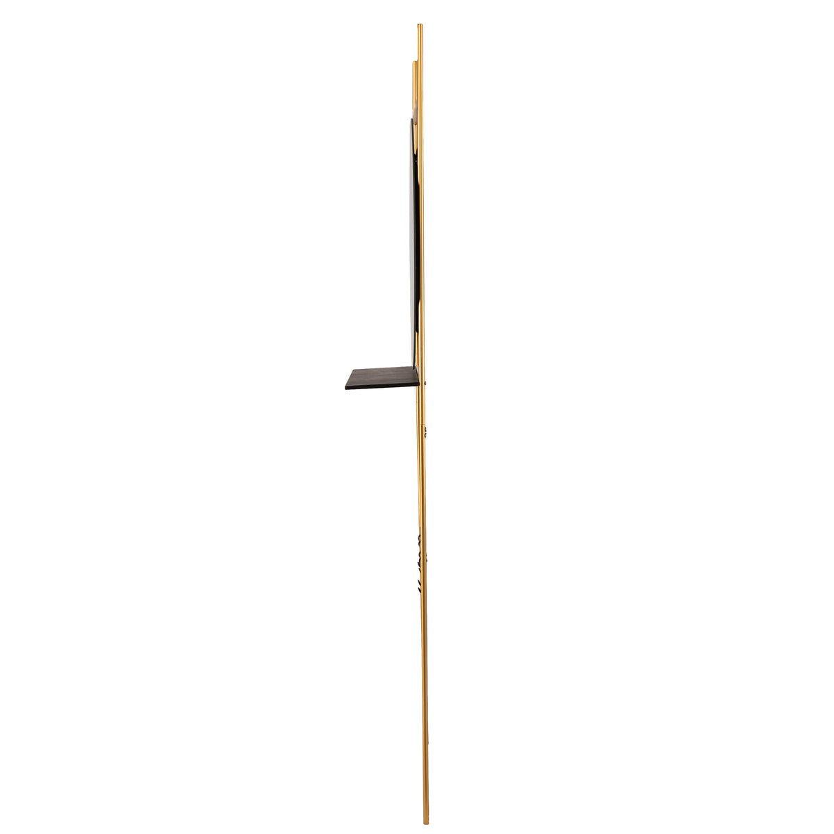 Medhurst Hall And Entry Organizer Gold Iron