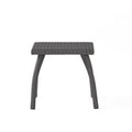 Honolulu Chat Set S 5 Grey Silver Pe Rattan Iron Waterproof Fabric