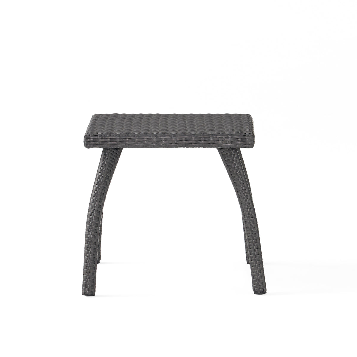 Honolulu Chat Set S 5 Grey Silver Pe Rattan Iron Waterproof Fabric