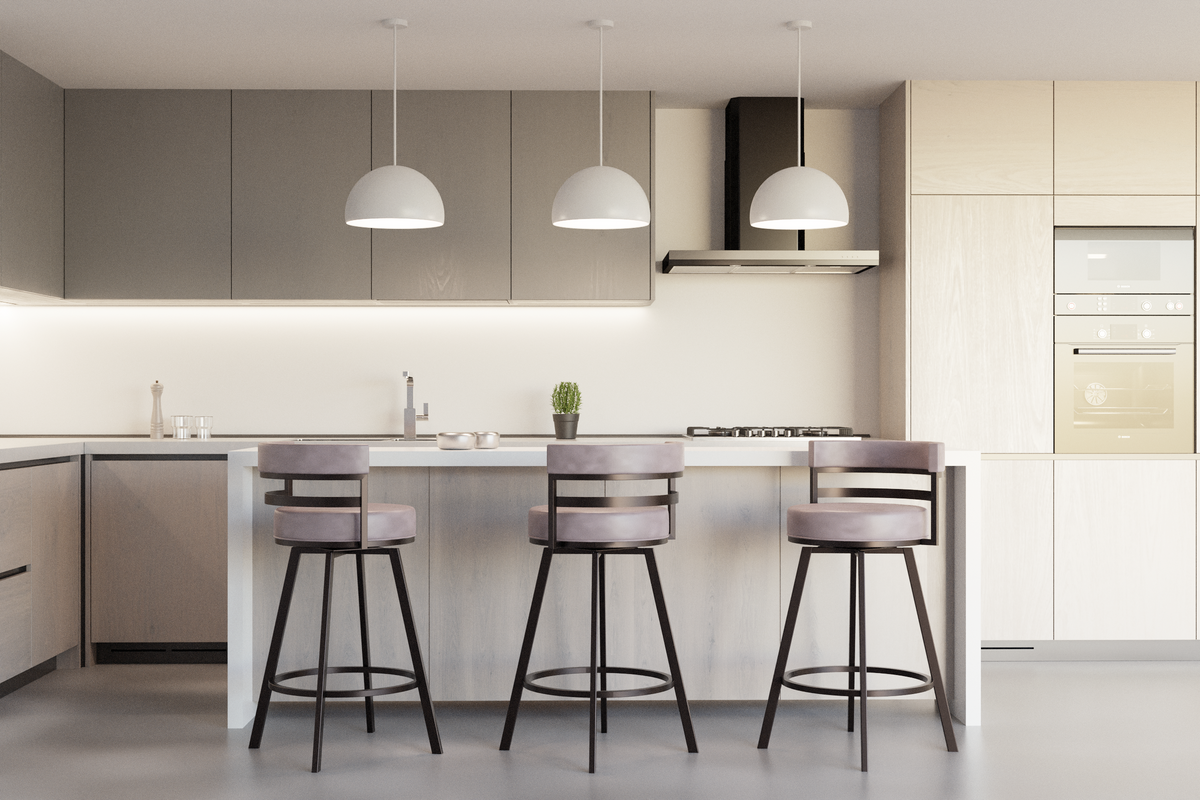 Gene Swivel Bar Stool Dark Gray Dark Gray Wood