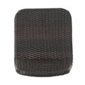 Gila Dining Chair With Powder Coated Legs,Set Of 2 Brown Multi Rattan